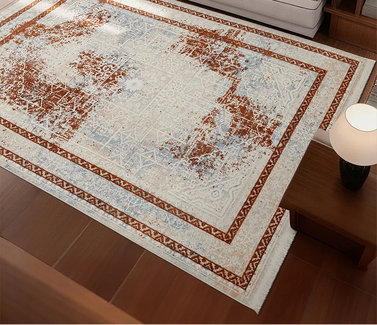 Large Ferro Persian-style rug in a living room